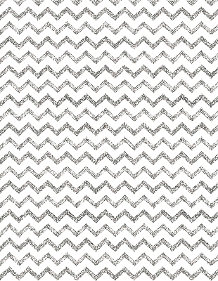 Fabric roller blind for window Gray horizontal zigzags