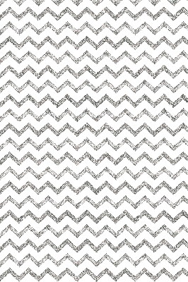 Fabric roller blind for window Gray horizontal zigzags