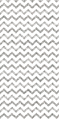 Fabric roller blind for window Gray horizontal zigzags