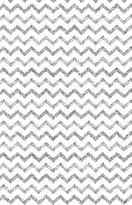 Fabric roller blind for window Gray horizontal zigzags