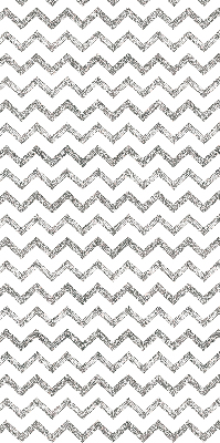 Fabric roller blind for window Gray horizontal zigzags