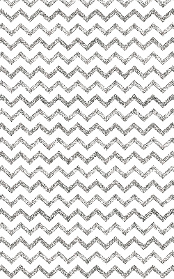 Fabric roller blind for window Gray horizontal zigzags