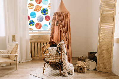 Blackout roller blind Planets