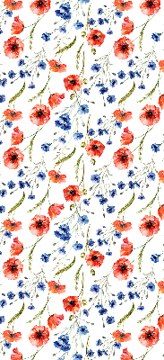 Fabric roller blind for window Poppy