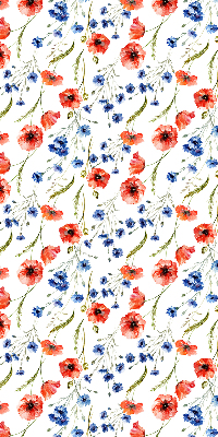 Fabric roller blind for window Poppy