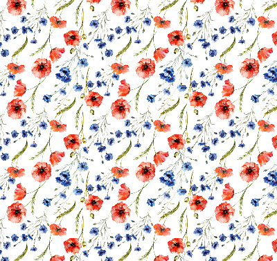 Fabric roller blind for window Poppy