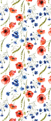 Fabric roller blind for window Poppy