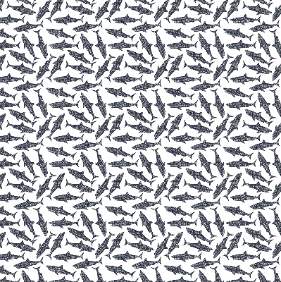 Fabric roller blind for window Sharks
