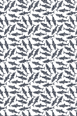 Fabric roller blind for window Sharks