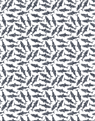 Fabric roller blind for window Sharks