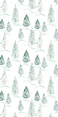 Blackout roller blind trees print