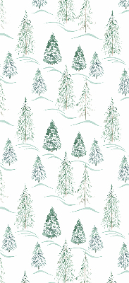 Blackout roller blind trees print
