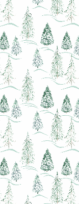 Blackout roller blind trees print