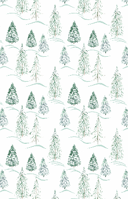 Blackout roller blind trees print