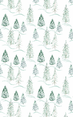 Blackout roller blind trees print