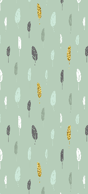 Fabric roller blind for window Colorful trees