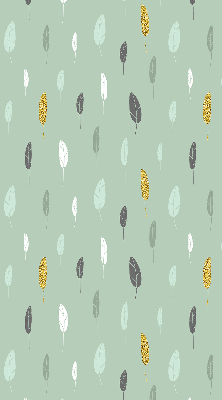 Fabric roller blind for window Colorful trees