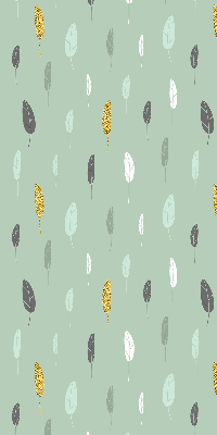 Fabric roller blind for window Colorful trees