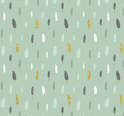 Fabric roller blind for window Colorful trees