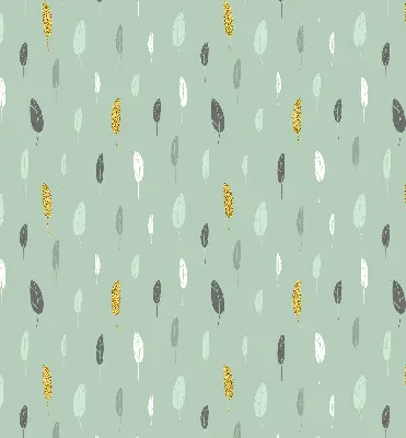 Fabric roller blind for window colorful trees print