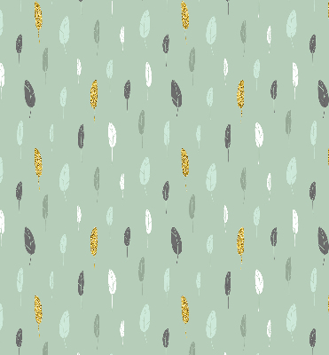 Fabric roller blind for window Colorful trees