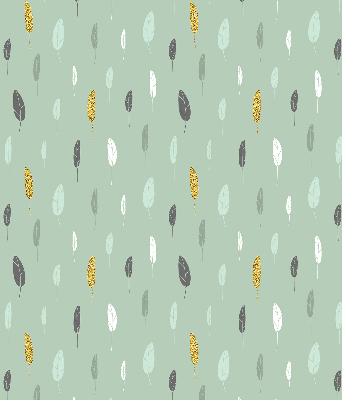 Fabric roller blind for window Colorful trees