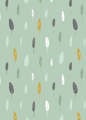 Fabric roller blind for window Colorful trees