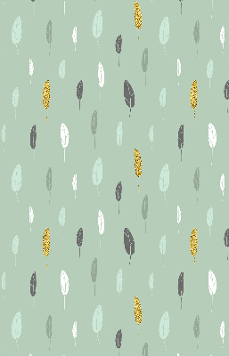 Fabric roller blind for window Colorful trees
