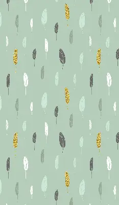 Fabric roller blind for window colorful trees print