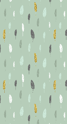Fabric roller blind for window Colorful trees