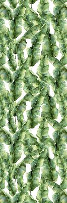 Fabric roller blind for window Leaves