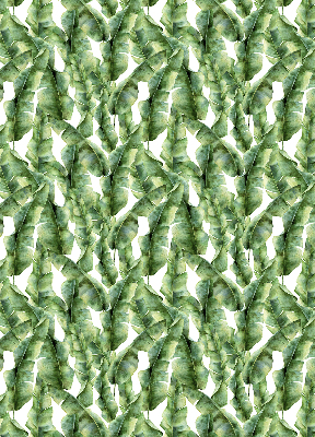 Fabric roller blind for window Leaves