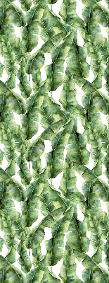 Fabric roller blind for window Leaves