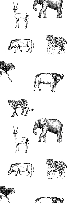 Blackout roller blind Animals