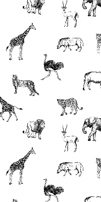 Blackout roller blind Animals