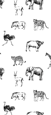 Blackout roller blind Animals