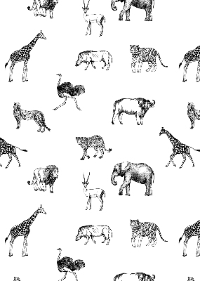 Blackout roller blind Animals