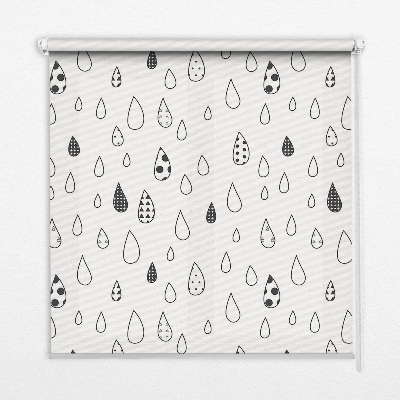 Blackout roller blind drops pattern