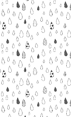Blackout roller blind drops pattern