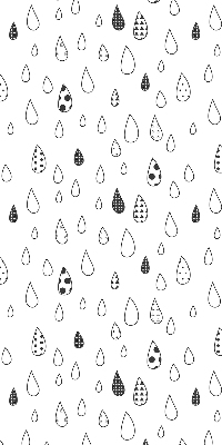Blackout roller blind drops pattern