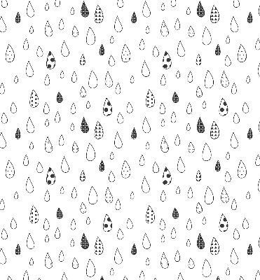 Blackout roller blind drops pattern