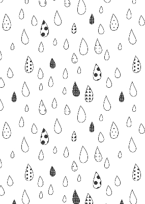 Blackout roller blind drops pattern