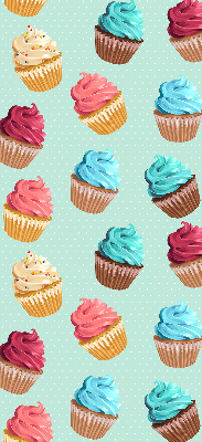 Blackout roller blind for window Cupcakes