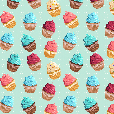 Blackout roller blind for window Cupcakes