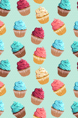 Blackout roller blind for window Cupcakes