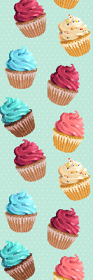 Blackout roller blind for window Cupcakes