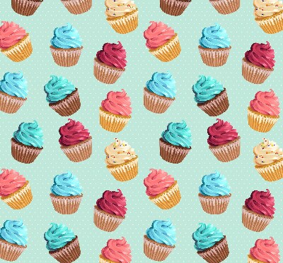 Blackout roller blind for window Cupcakes