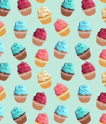 Blackout roller blind for window Cupcakes