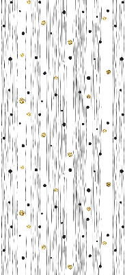 Fabric roller blind for window Stripes and dots
