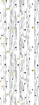 Fabric roller blind for window Stripes and dots
